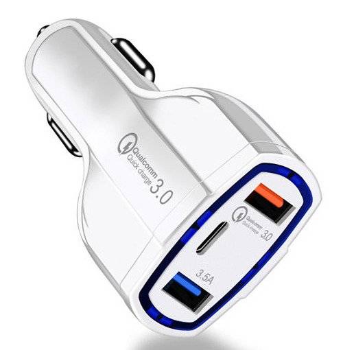 BAKER Mini USB C +QC Auto KFZ Zigarettenanzünder schnellladung Ladegerät