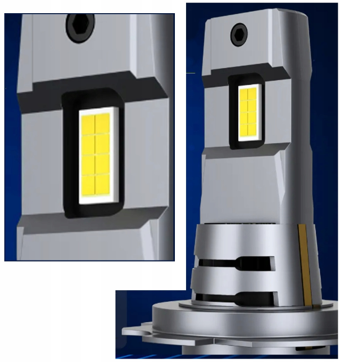 I7S-H7, H7-Glühbirnen-Set, LED-Abblendlicht, Ampeln, Leistungsstarke  Autolampen
