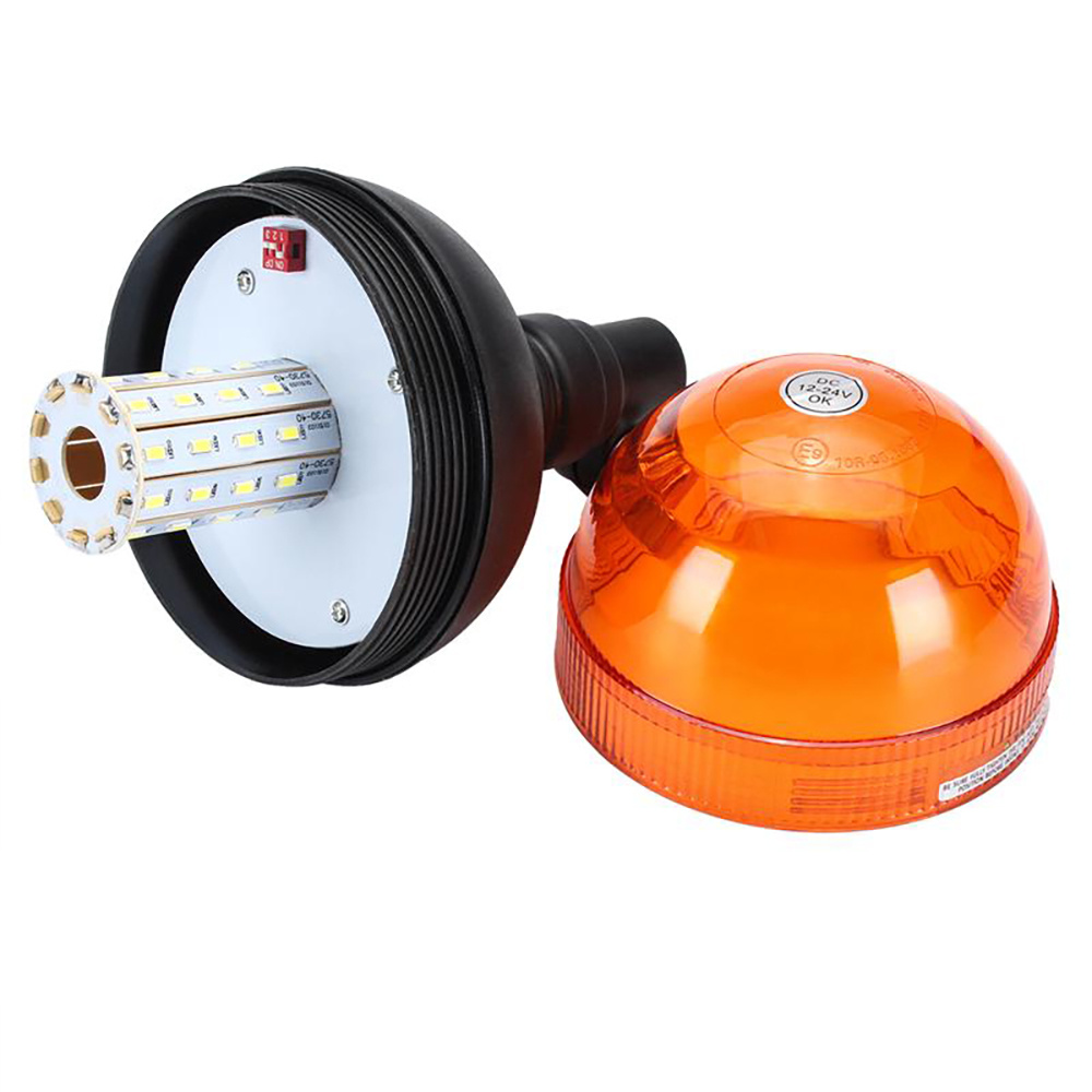 LED-033, Magnetmontierte LED-Warnleuchte, Hahn, Blitzlicht, Rundumleuchte,  Warnlicht Blinkleuchte