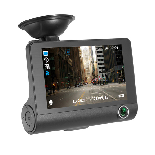 PZ-E9  3 Lens Dashcam Auto Vorne, Hinten und interner Autokamera
