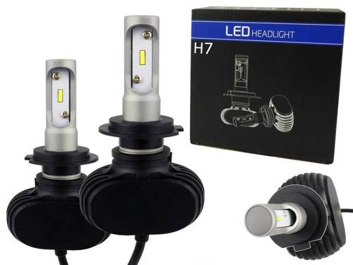 Set di lampadine LED H7 CSP 50W 8000 lm