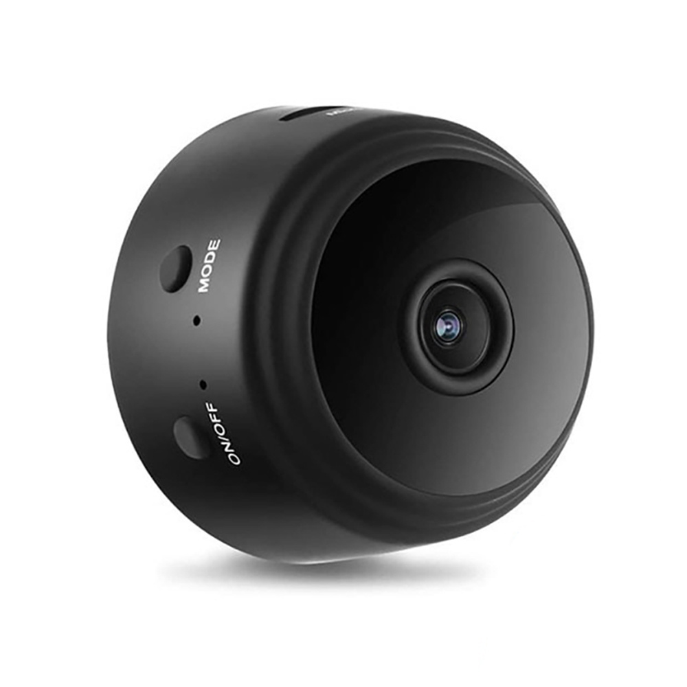 A9, Mini cámara inalámbrica Wi-Fi 1080p, Detección de movimiento, modo  nocturno, batería incorporada, imán