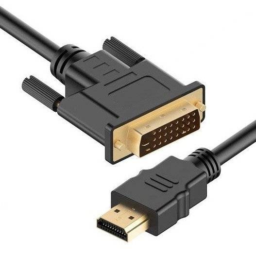 HB-2-2M-Negro, Cable HDMI-DVI, HDMI 1.4, 4K, 3D
