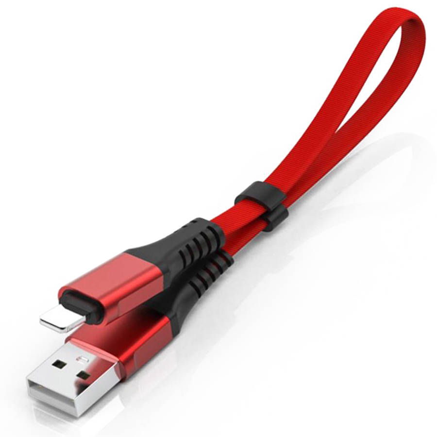 UC-020-IP, USB corto - Cable Lightning para iPhone, Carga rápida 3.0, 30cm, Transferencia de datos, Car Play